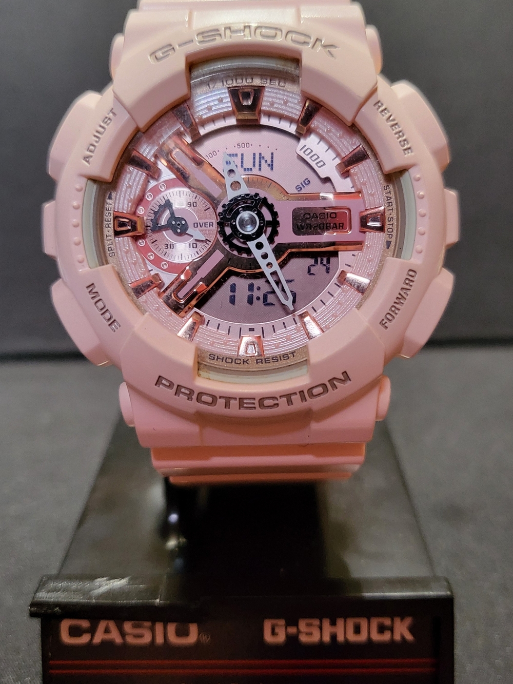 G-Shock GMA-S110MP Pink Shock Resistant Digital-Analog Watch